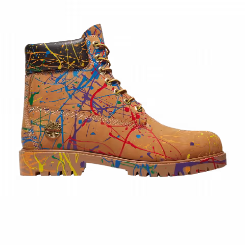 Timberland 6 Inch Premium Boot 'Wheat Paint Splash'