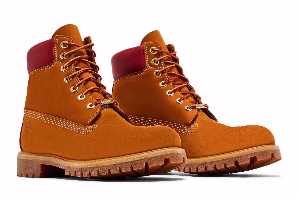 DTLR x Timberland 6 Inch Premium Boot Red Tops, view 9