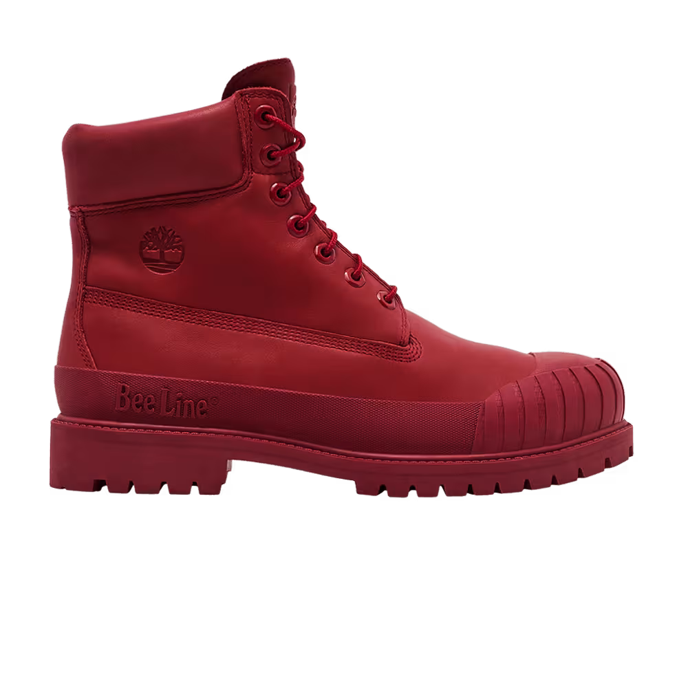 Bee Line x Timberland 6 Inch Rubber-Toe Waterproof Boot Medium Red