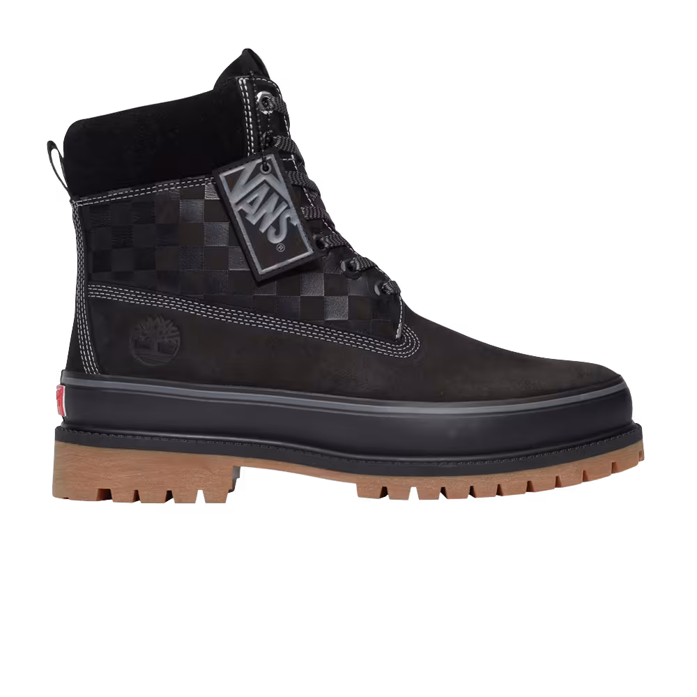 Vans x Timberland 6 Inch Premium Boot Black Checkerboard