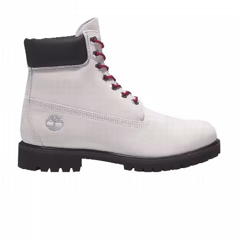 Timberland 6 Inch Premium Boot 'White Black Red'