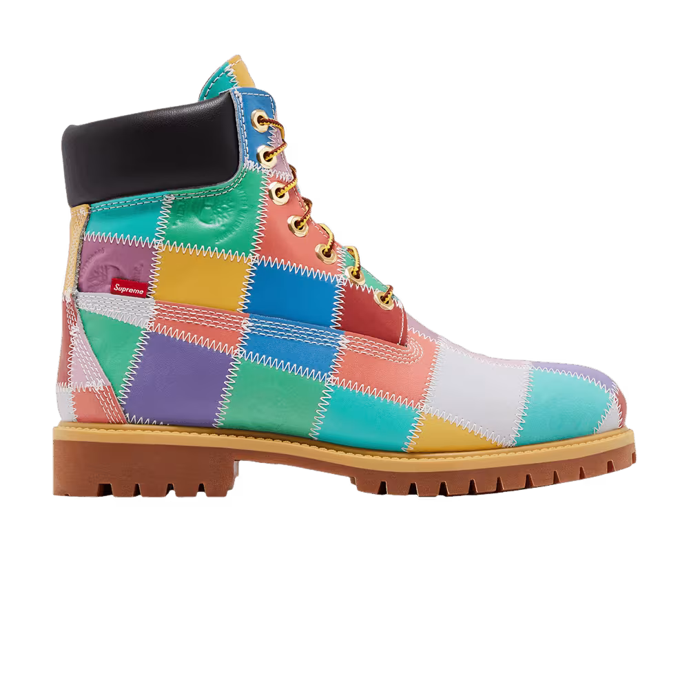 Supreme x Timberland 6 Inch Premium Waterproof Boot Patchwork - Multi-Color