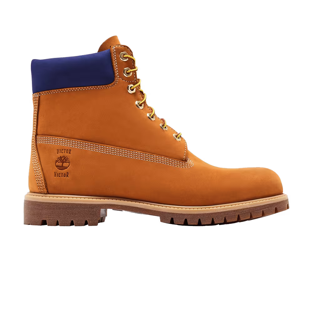 Victor Victor x Timberland 6 Inch Premium Boot Wheat Navy