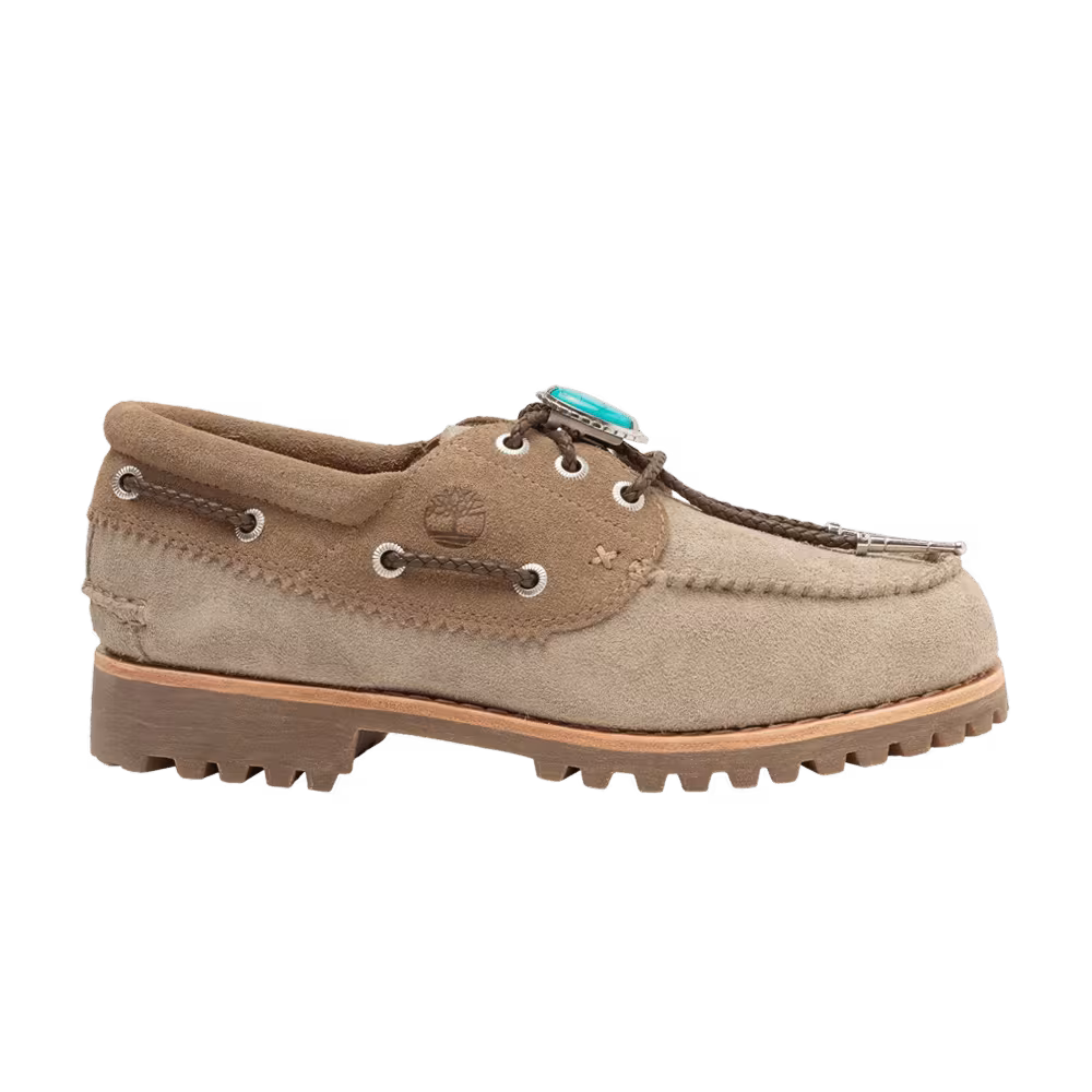 Packer Shoes x Timberland 3-Eye Lug Handsewn Boat Santa Fe