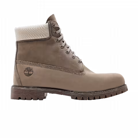 Timberland 6 Inch Premium Waterproof Boot 'Grey Nubuck Light Green'