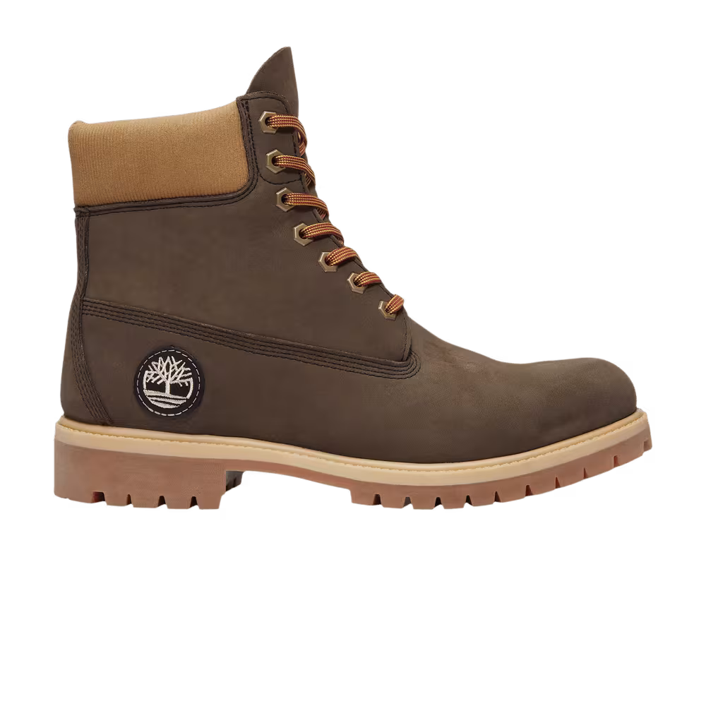 Timberland 6 Inch Premium Waterproof Boot Dark Brown Olive