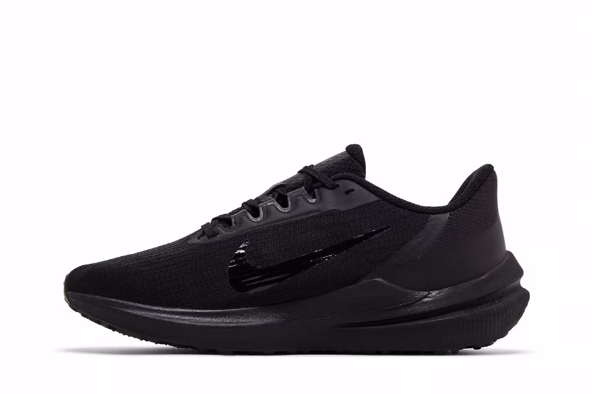 Nike Women's Air Winflo 9 Black Dark Smoke Grey, view 4