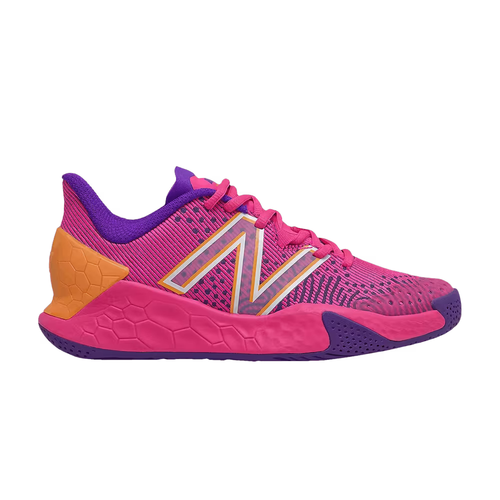 New Balance Women's Fresh Foam X LAV v2 Wide Pink Glow Deep Violet