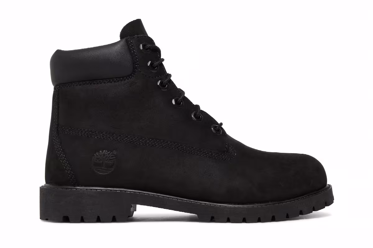 Timberland 6 Inch Premium Junior Black, view 2