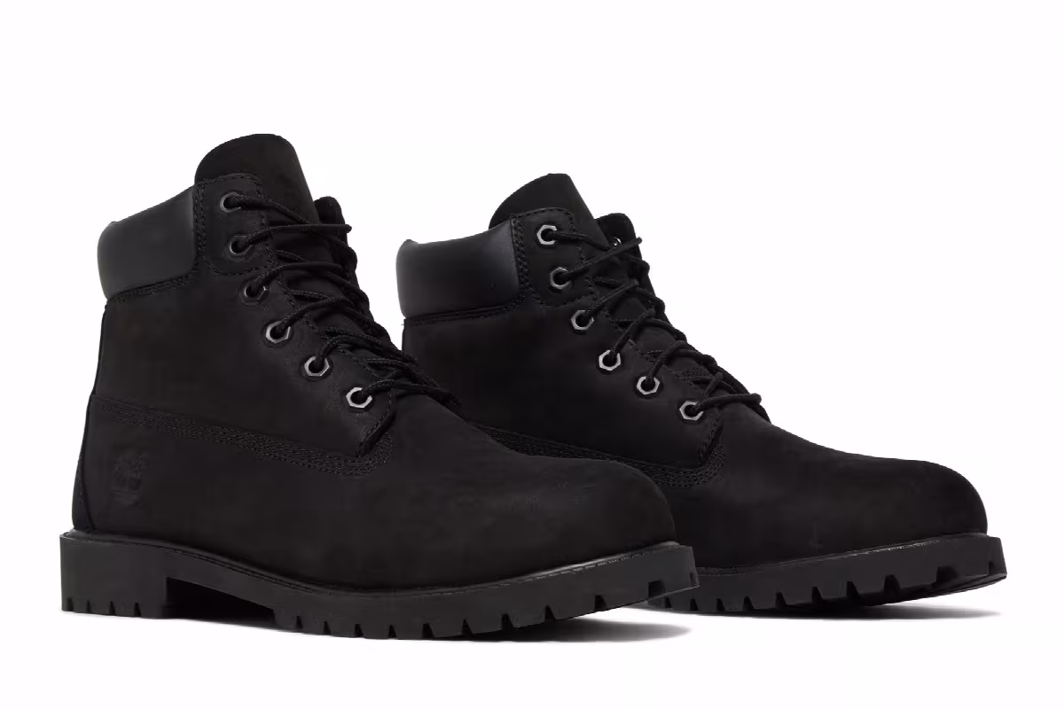 Timberland 6 Inch Premium Junior Black, view 9