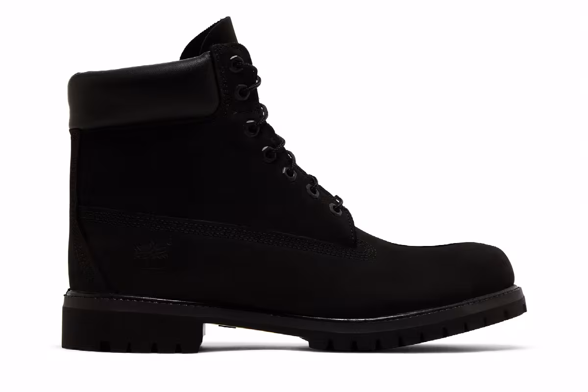 Timberland 6 Inch Premium Boot Wide Black, view 2