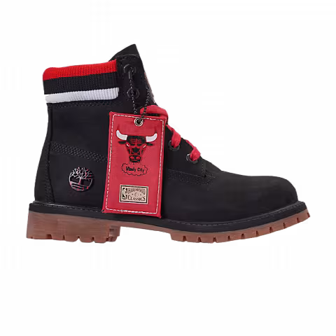 NBA x Mitchell and Ness x Timberland 6 Inch Classic Premium Boot Junior 'Chicago Bulls'