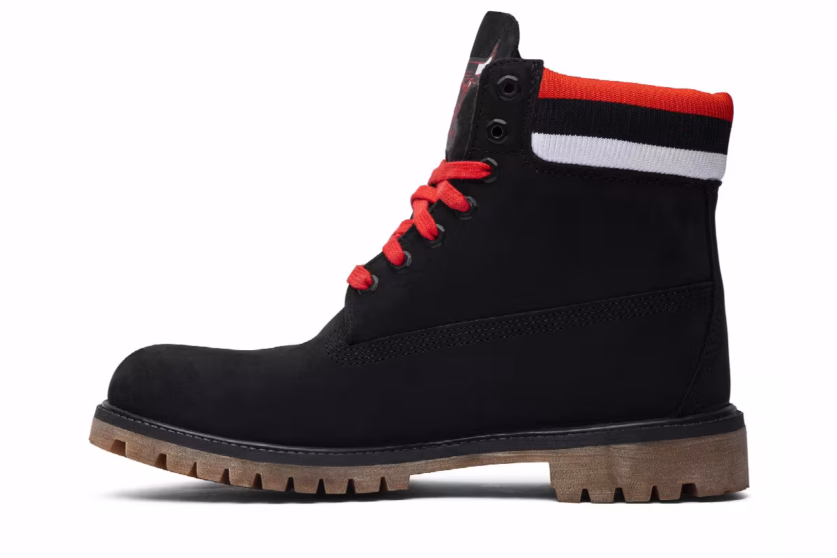 NBA x Mitchell and Ness x Timberland 6 Inch Classic Premium Boot Chicago Bulls, view 4