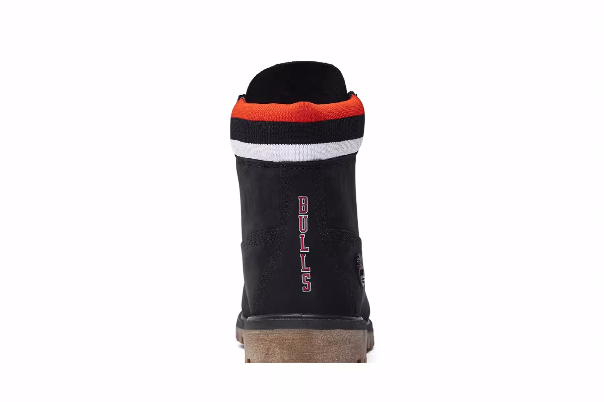 NBA x Mitchell and Ness x Timberland 6 Inch Classic Premium Boot Chicago Bulls, view 8