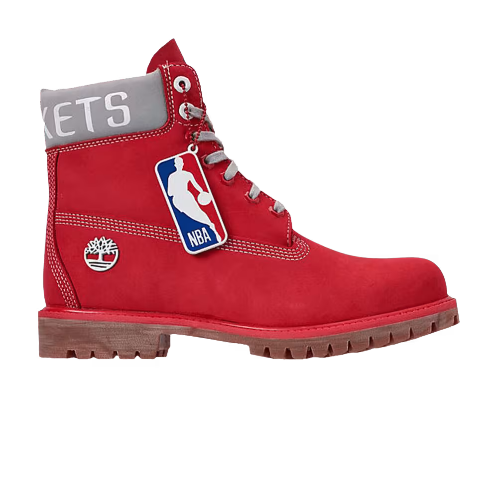 Timberland NBA x 6 Inch Classic Premium Boot Houston Rockets - Dark Red