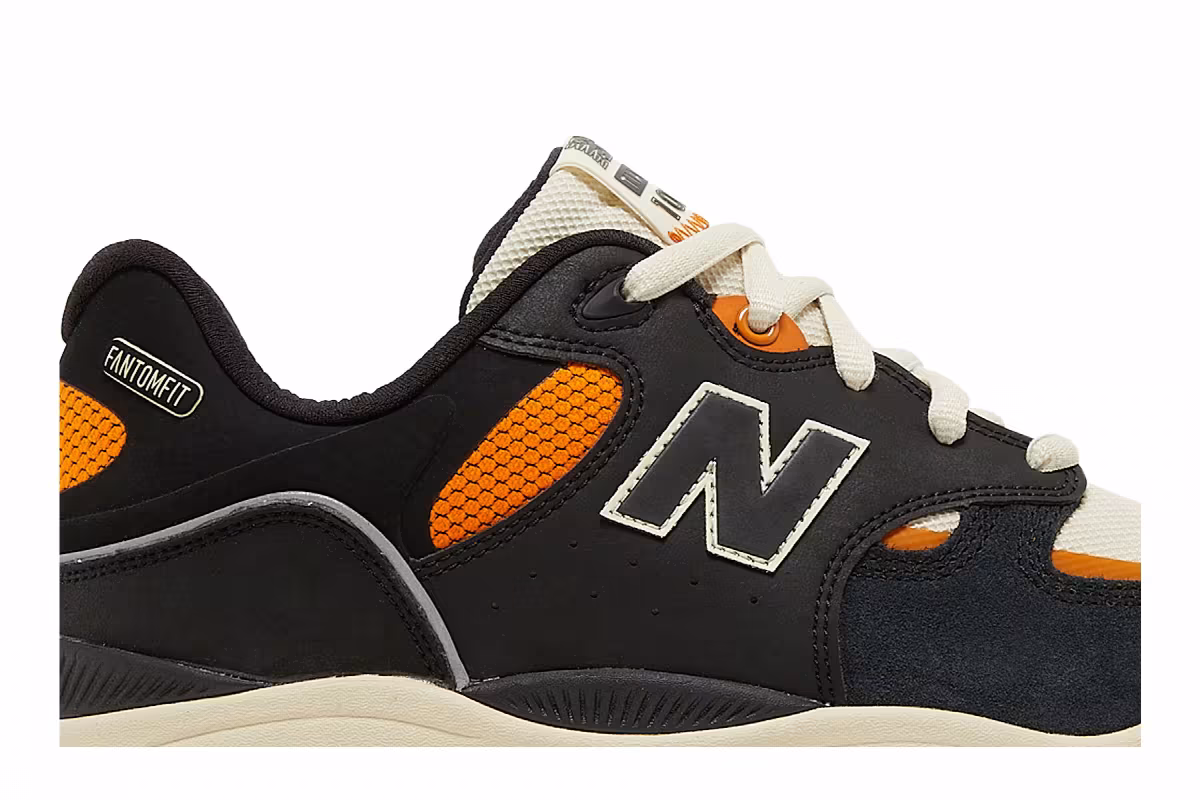 New Balance Tiago Lemos x Numeric 1010 Black Orange, view 3
