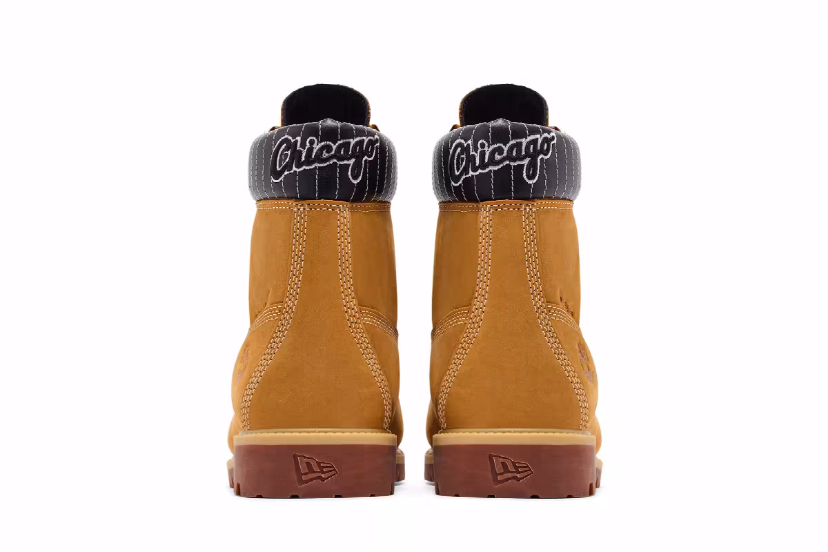 MLB x New Era x Timberland 6 Inch Waterproof Boot White Sox, view 7