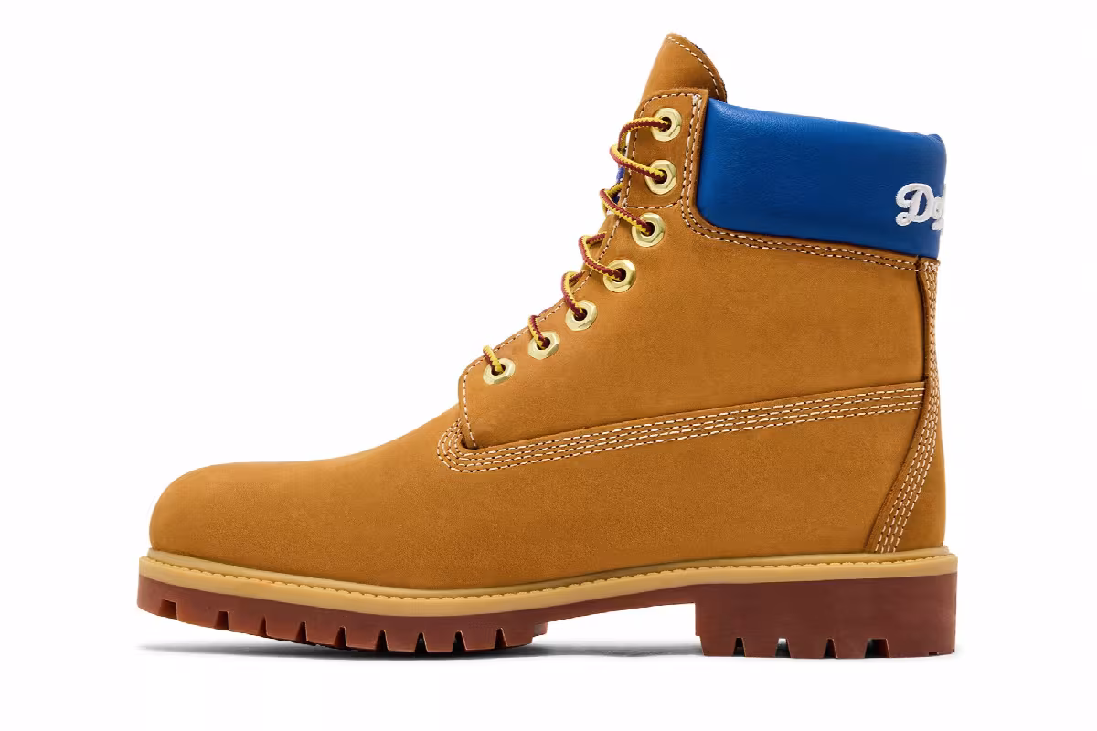 MLB x New Era x Timberland 6 Inch Waterproof Boot Dodgers, view 4