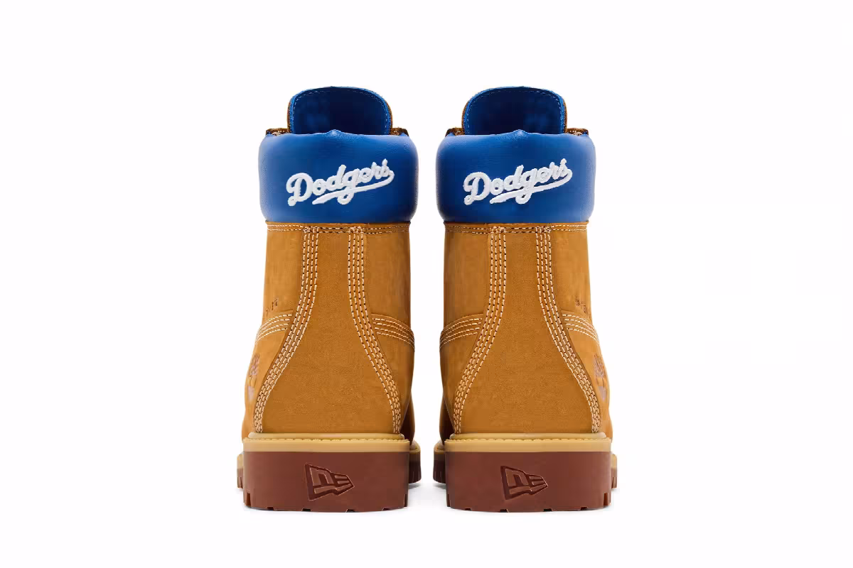 MLB x New Era x Timberland 6 Inch Waterproof Boot Dodgers, view 7