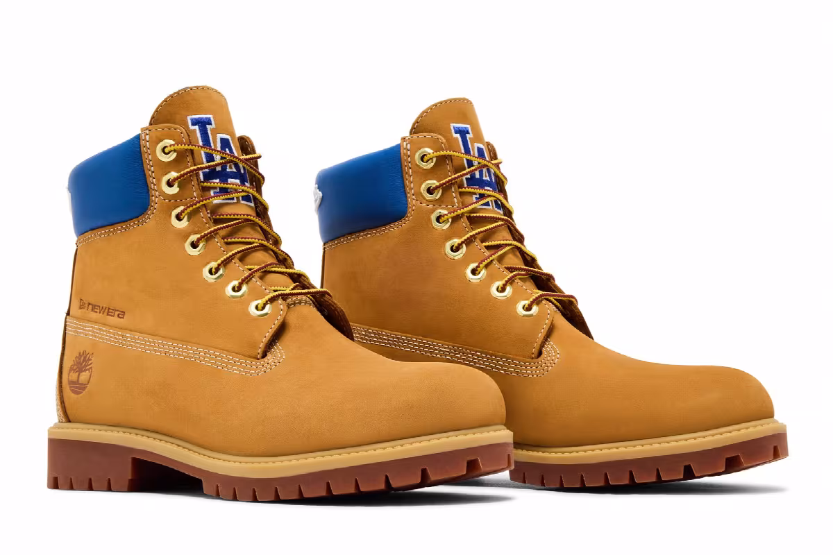 MLB x New Era x Timberland 6 Inch Waterproof Boot Dodgers, view 9