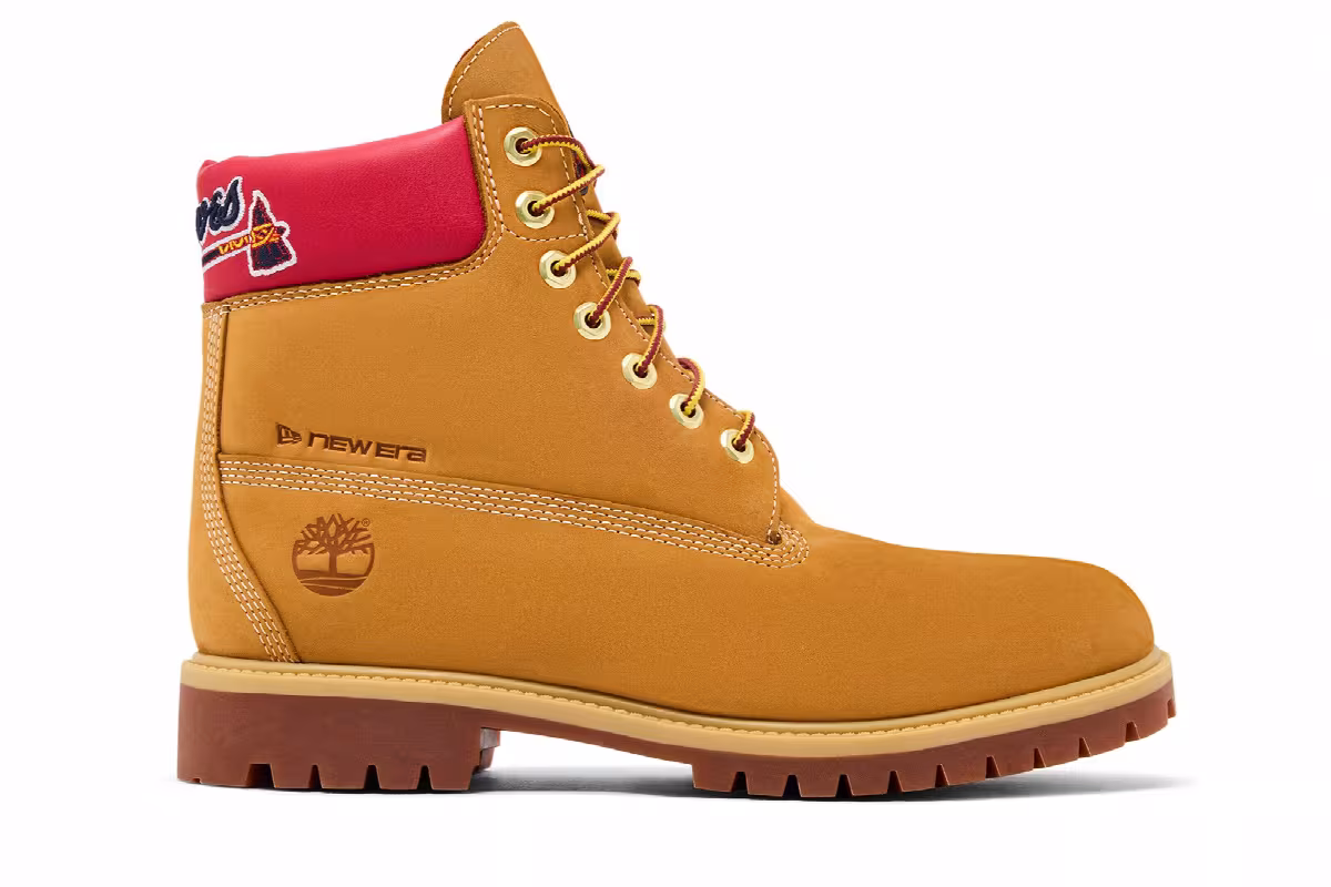 MLB x New Era x Timberland 6 Inch Waterproof Boot Braves, view 2