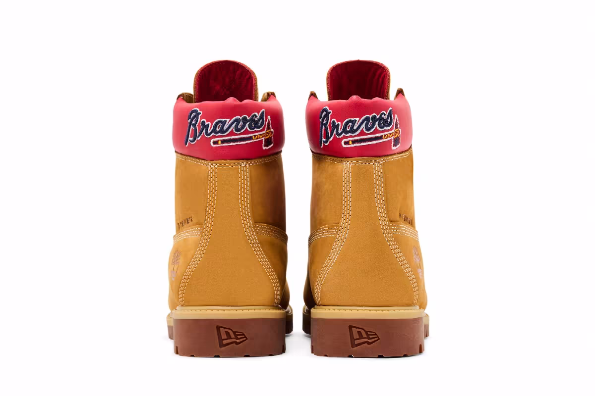 MLB x New Era x Timberland 6 Inch Waterproof Boot Braves, view 7