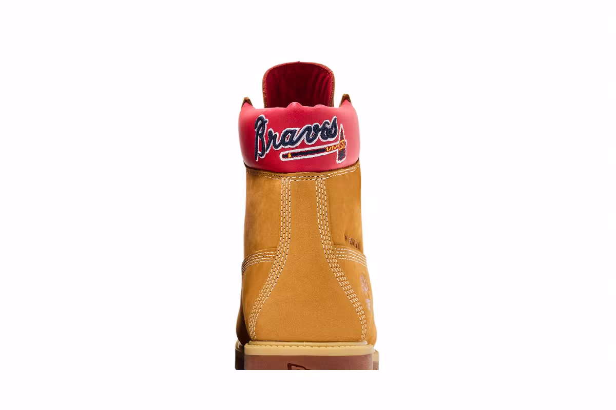 MLB x New Era x Timberland 6 Inch Waterproof Boot Braves, view 8