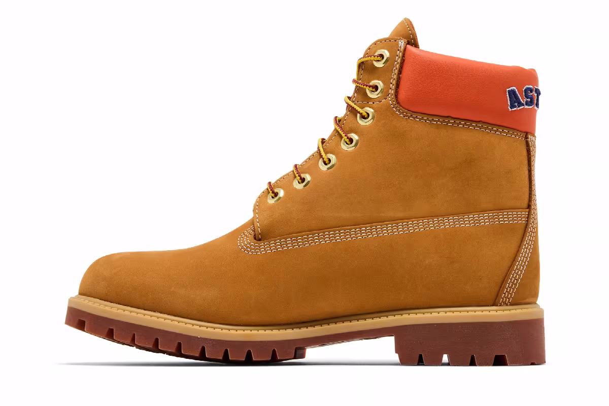 MLB x New Era x Timberland 6 Inch Waterproof Boot Astros, view 4