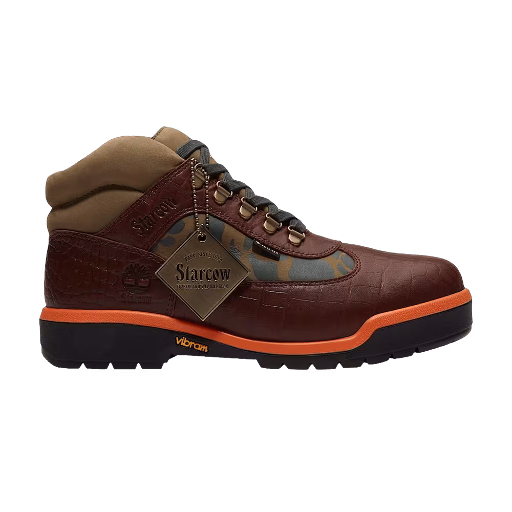 Starcow x Timberland Field Boot Waterproof Brown Croc