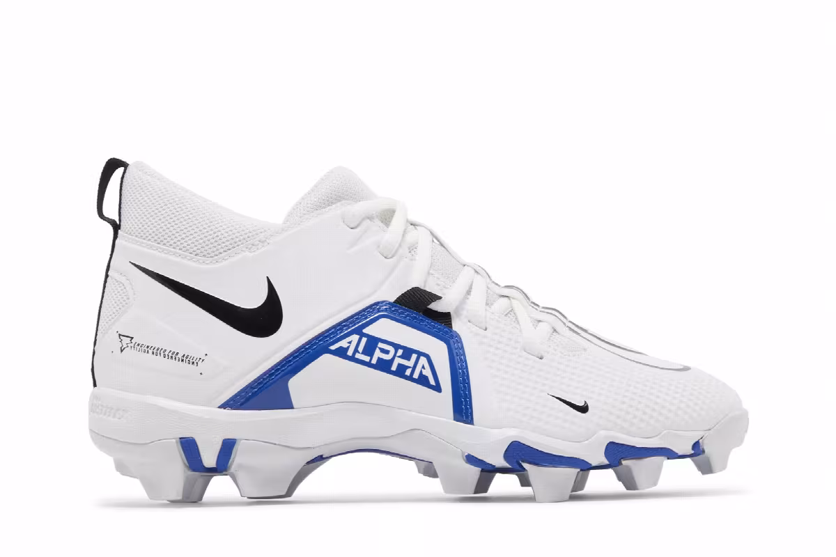 Nike Alpha Menace 3 Shark GS White Game Royal, view 2