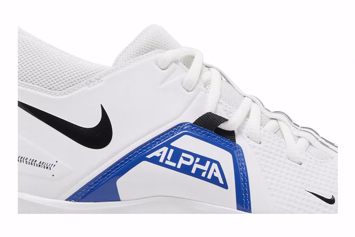 Nike Alpha Menace 3 Shark GS White Game Royal, view 3