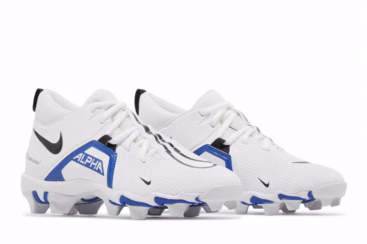 Nike Alpha Menace 3 Shark GS White Game Royal, view 9