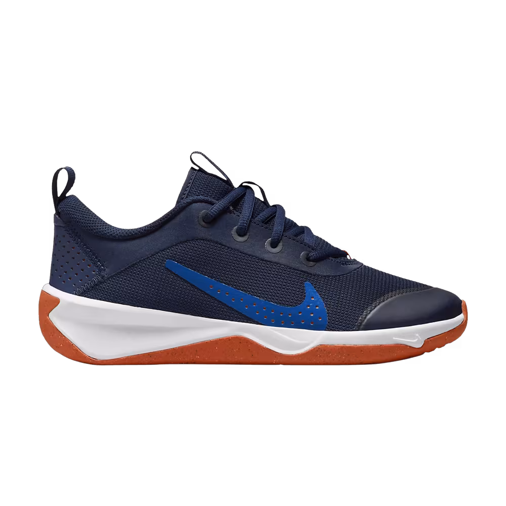 Nike Omni Multi-Court GS Midnight Navy Safety Orange