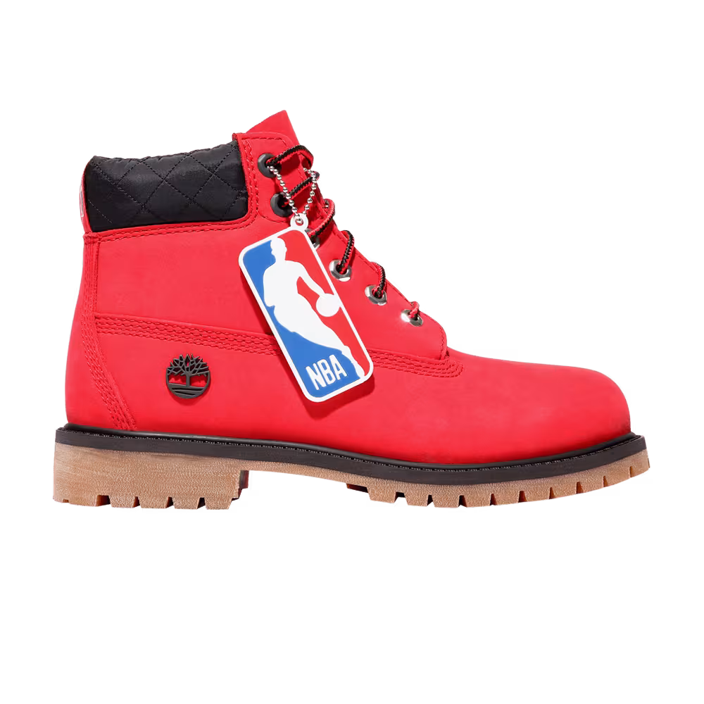 NBA x Timberland 6 Inch Premium Boot Youth Chicago Bulls