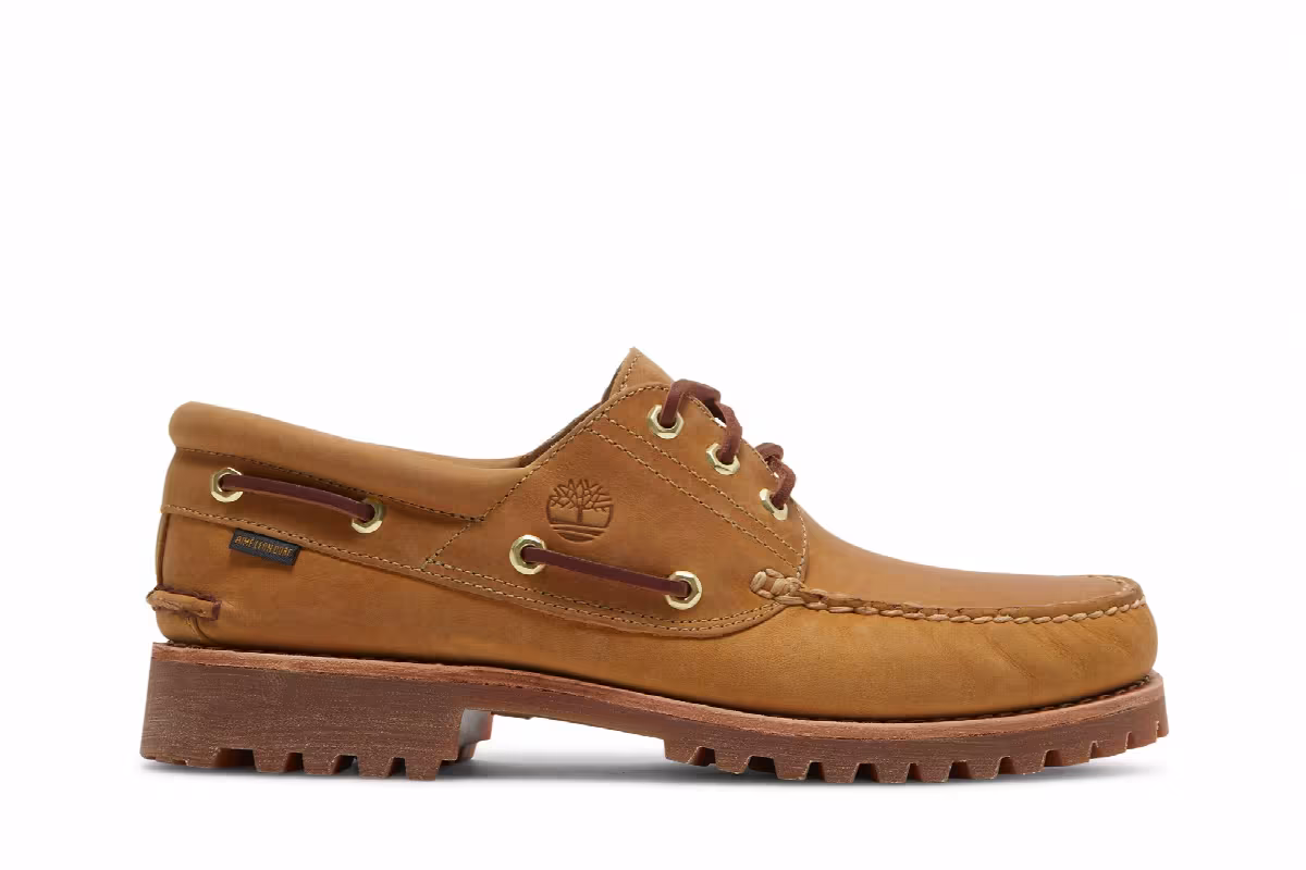 Aimé Leon Dore x Timberland 3-Eye Classic Lug Boat Wheat, view 2