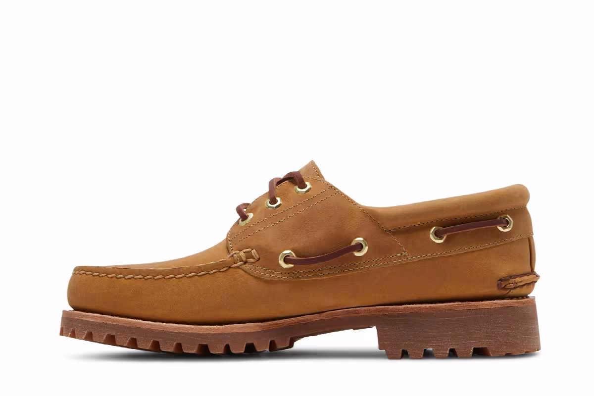 Aimé Leon Dore x Timberland 3-Eye Classic Lug Boat Wheat, view 4