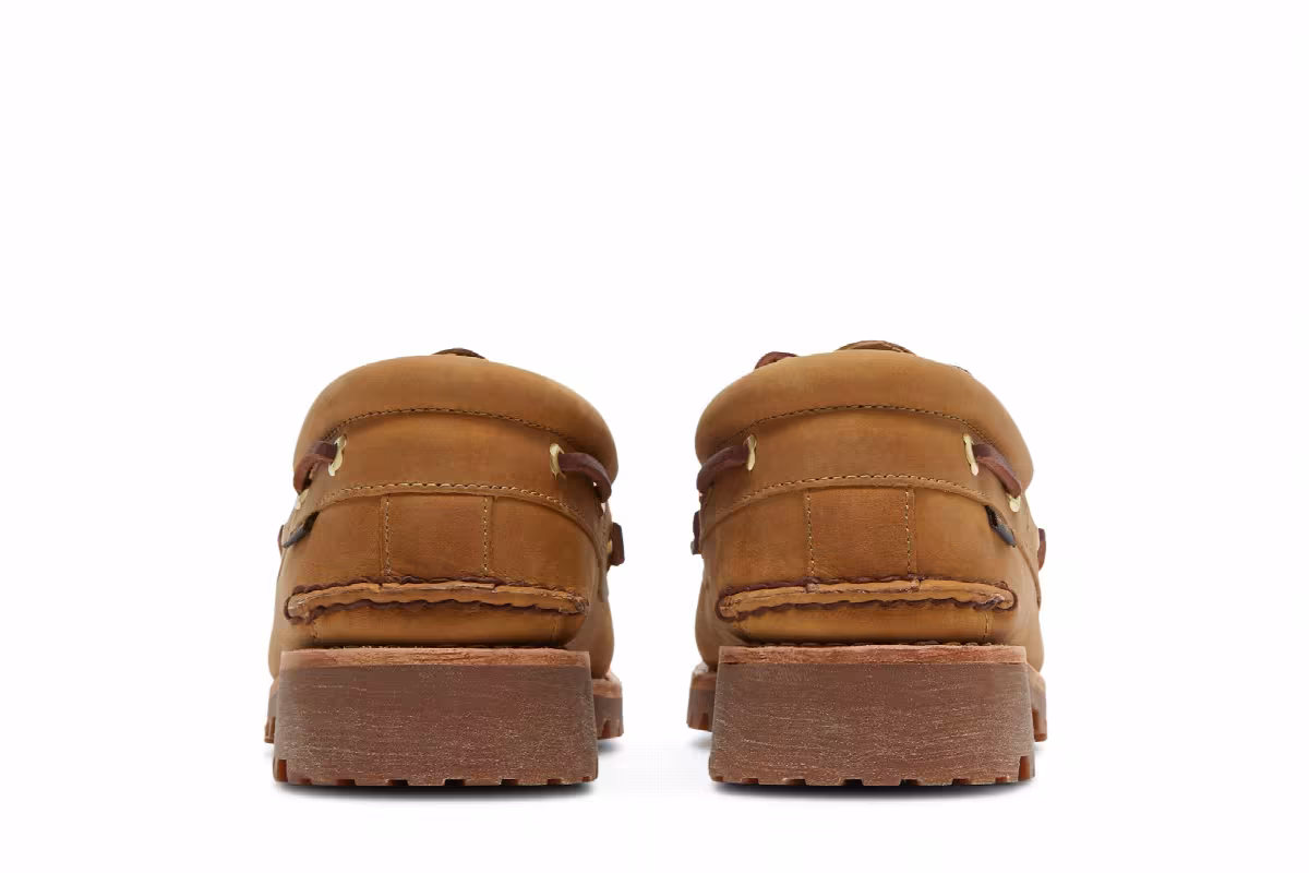 Aimé Leon Dore x Timberland 3-Eye Classic Lug Boat Wheat, view 7