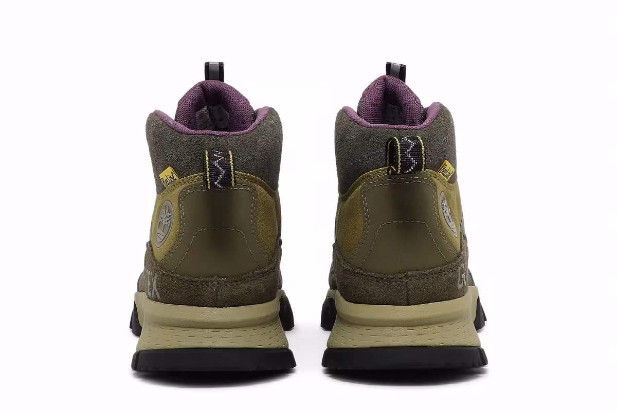 Bee Line x Timberland Garrison Trail Mid Hikers Medium Blue Suede, view 7