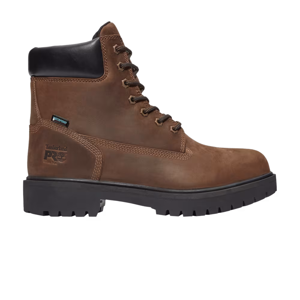 Timberland Direct Attach 6 Inch Waterproof Work Boot Brown