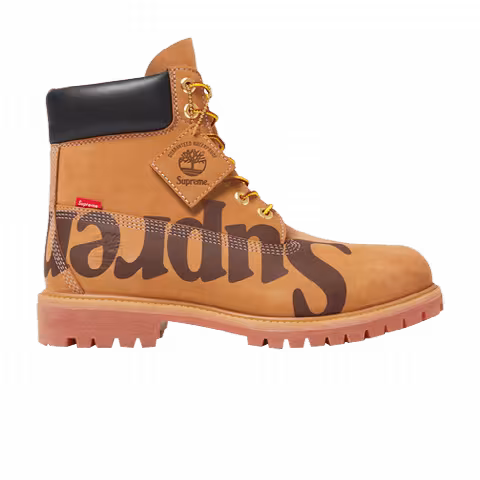 Supreme x Timberland 6 Inch Premium Waterproof Boot 'Big Logo - Wheat'