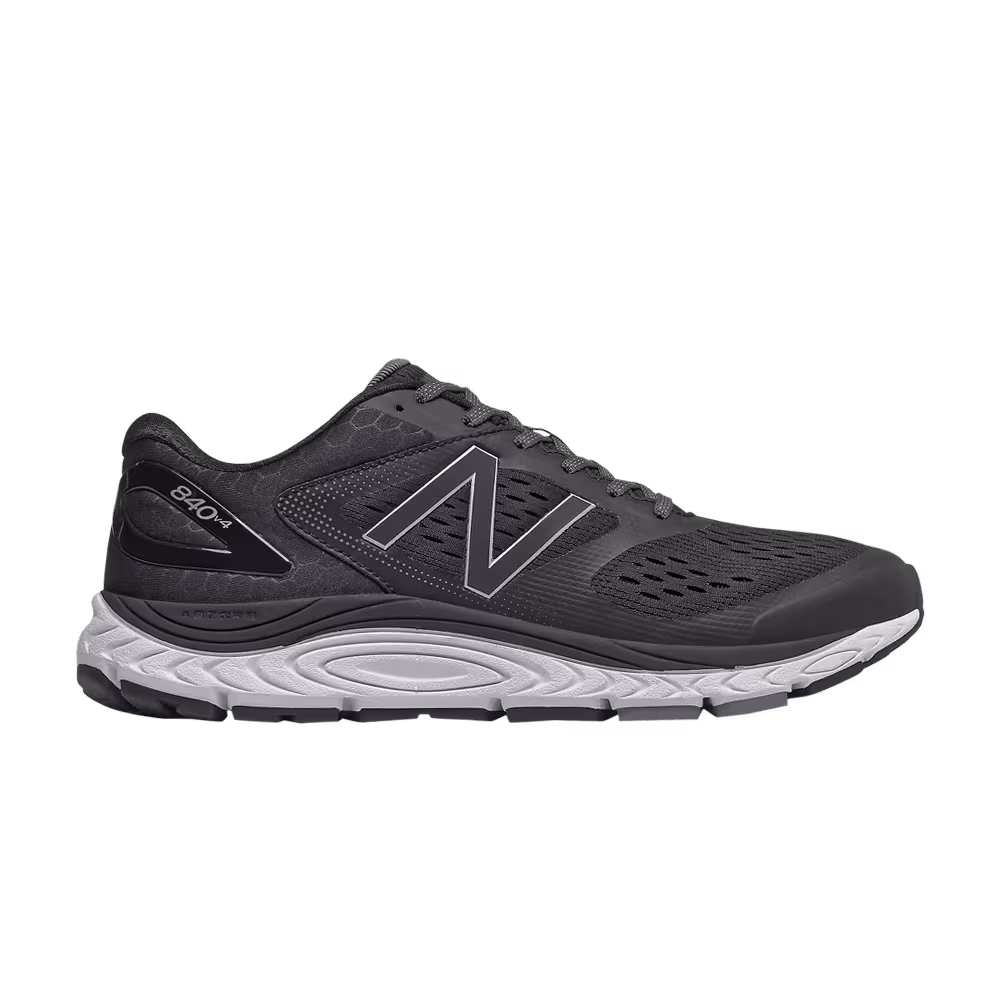 New Balance 840v4 2E Wide Black White