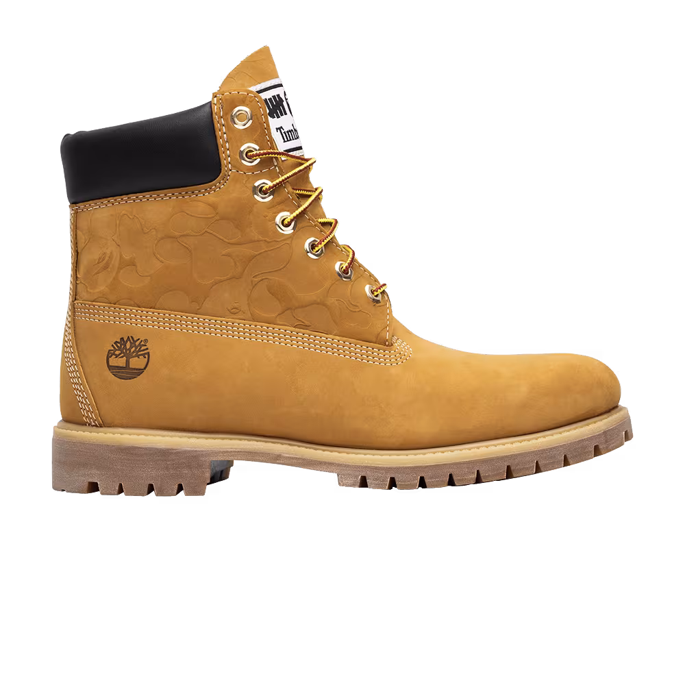 A Bathing Ape x Undefeated x Timberland 6 Inch Wheat