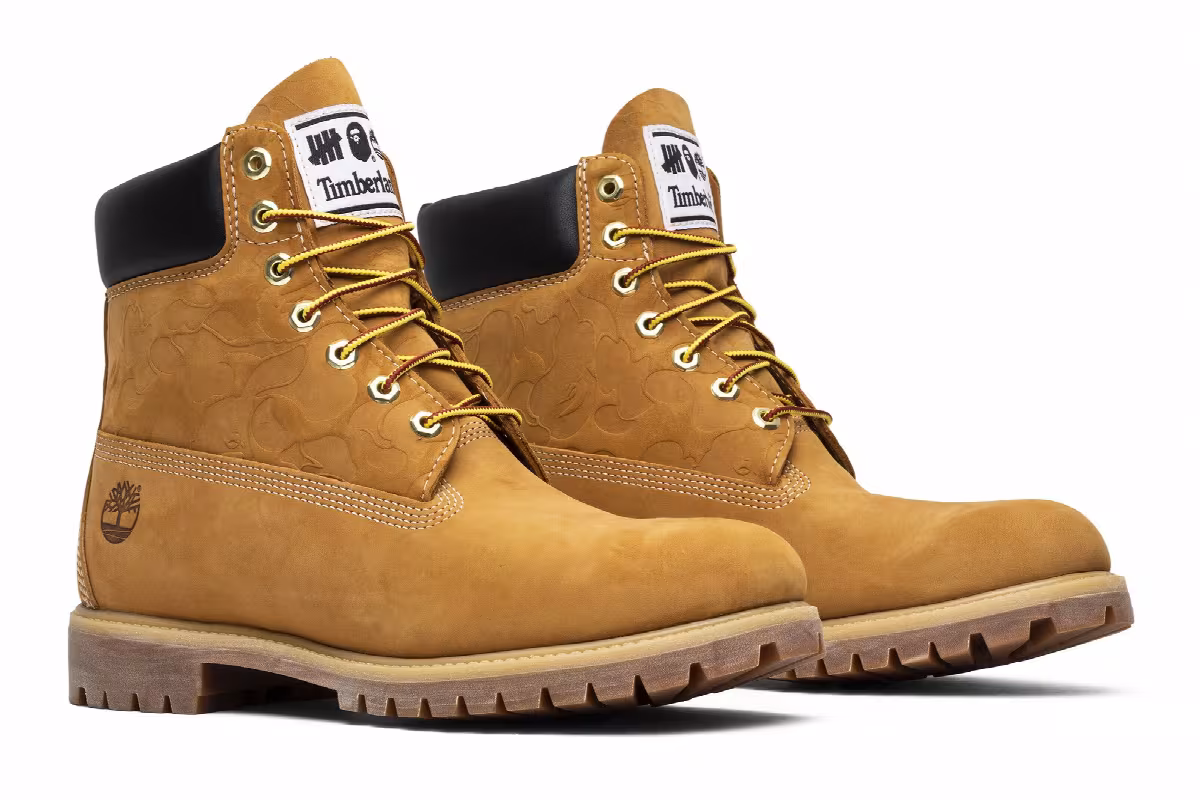 A Bathing Ape x Undefeated x Timberland 6 Inch Wheat, view 9