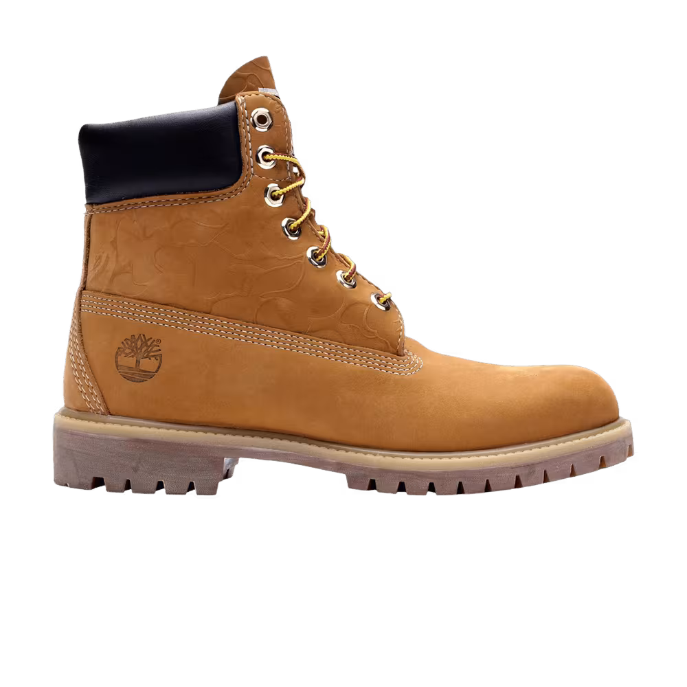 A Bathing Ape x Undefeated x Timberland 6 Inch Wide Wheat