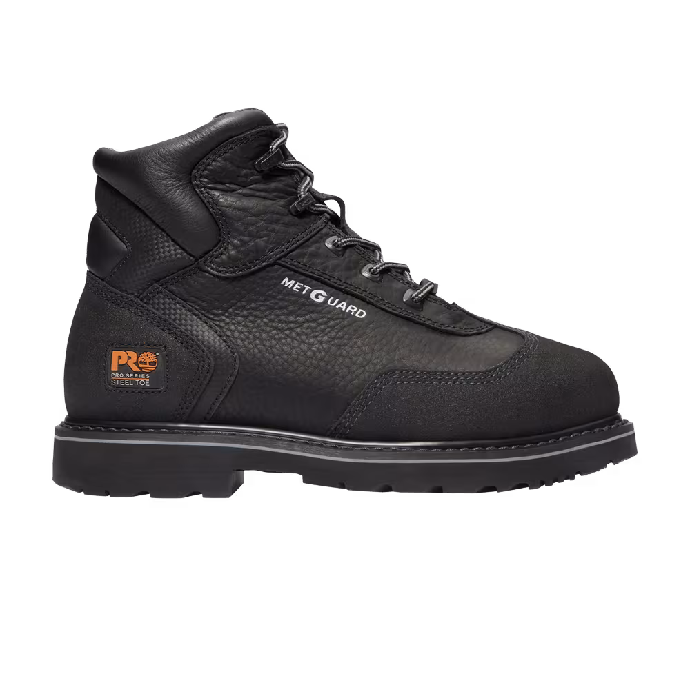 Timberland 6 Inch Met Guard Steel Toe Boot Black