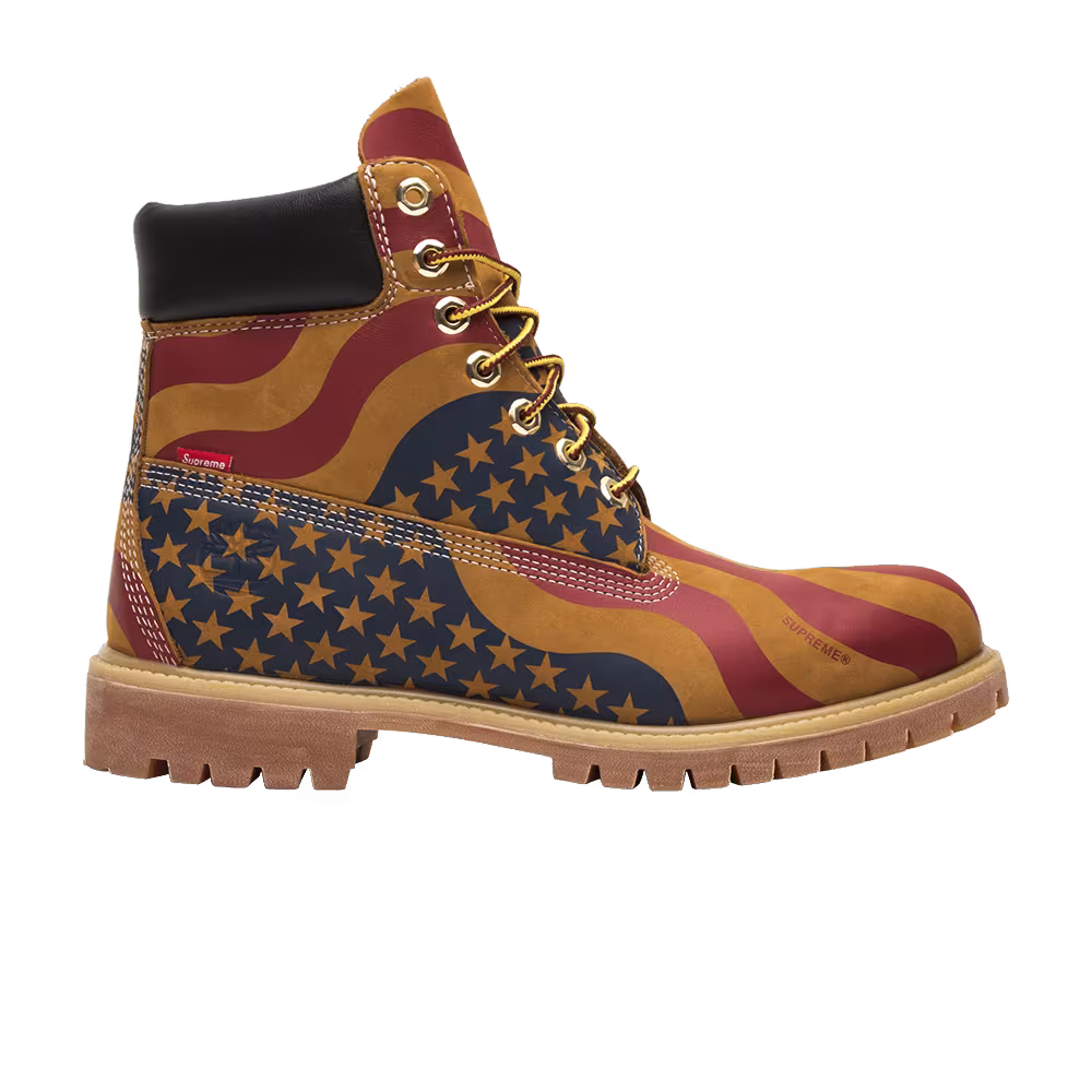 Supreme x Timberland 6 Inch Premium Boot American Flag
