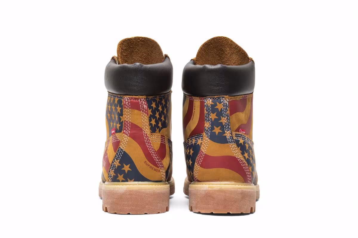 Supreme x Timberland 6 Inch Premium Boot American Flag, view 7