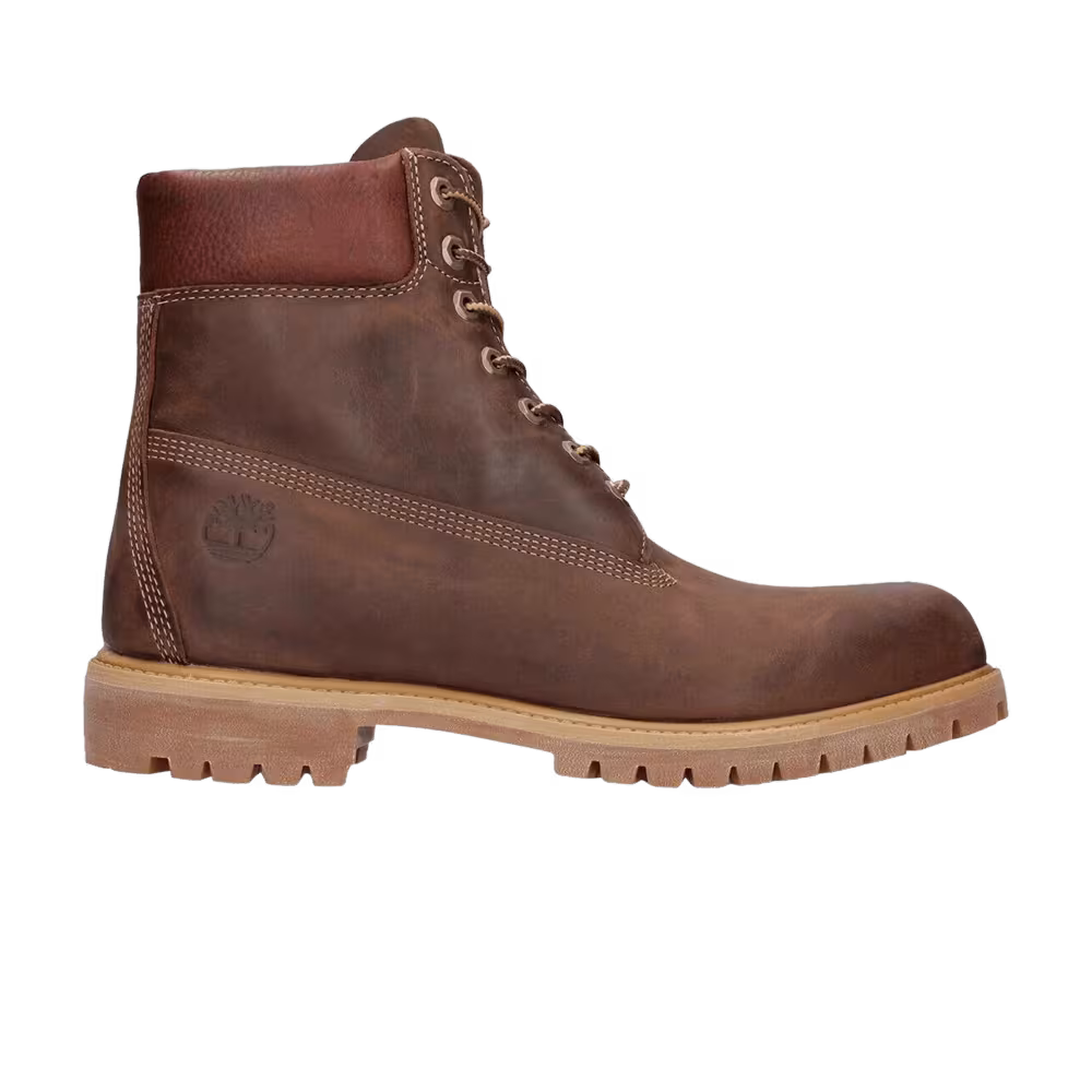 Timberland 6 Inch Premium Waterproof Heritage Boot Dark Brown