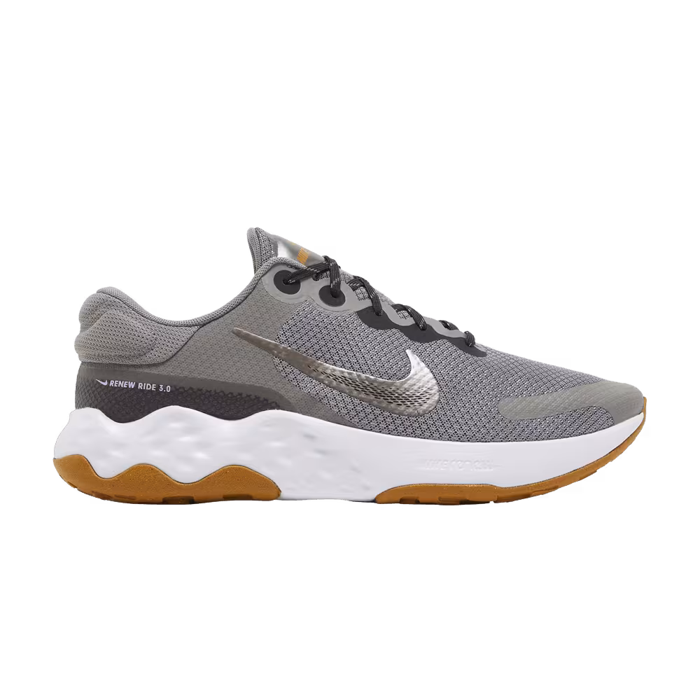 Nike Renew Ride 3 Pewter Gold Suede