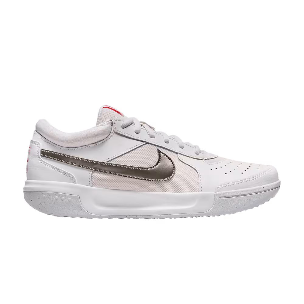 Women's NikeCourt Zoom Lite 3 White Metallic Pewter